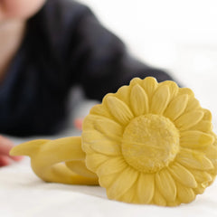 Natruba Flower Teether - Sunflower-Pacifiers & Teethers-Natruba-710535559989-Stardust-Store