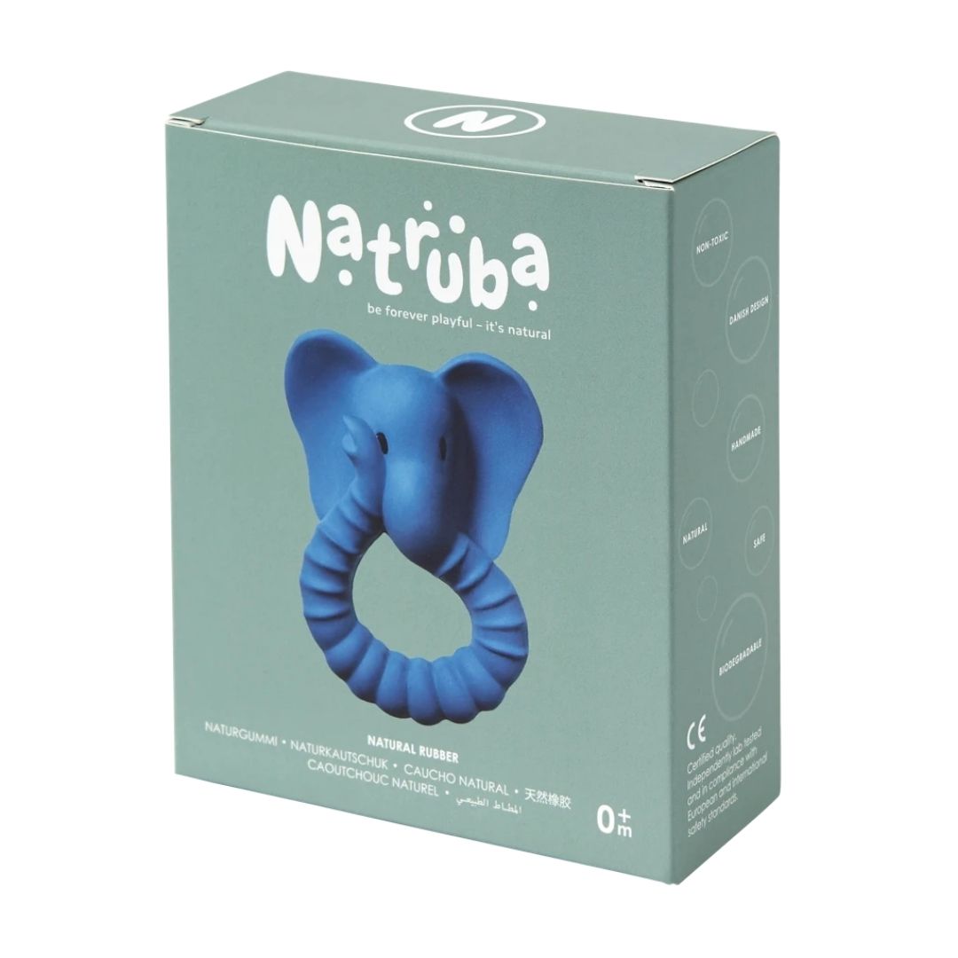 Natruba Teether - Elephant-Pacifiers & Teethers-Natruba-710535559828-Stardust-Store